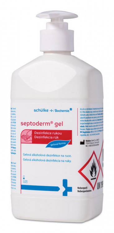 Septoderm Gel pumpička 500ml | Čistící, dezinf.prostř., dezodoranty - Dezi. přípravky Septoderm Gel pumpička 500ml | Čistící, dezinf.prostř., dezodoranty - Dezi. přípravky